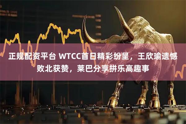 正规配资平台 WTCC首日精彩纷呈，王欣瑜遗憾败北获赞，莱巴分享拼乐高趣事
